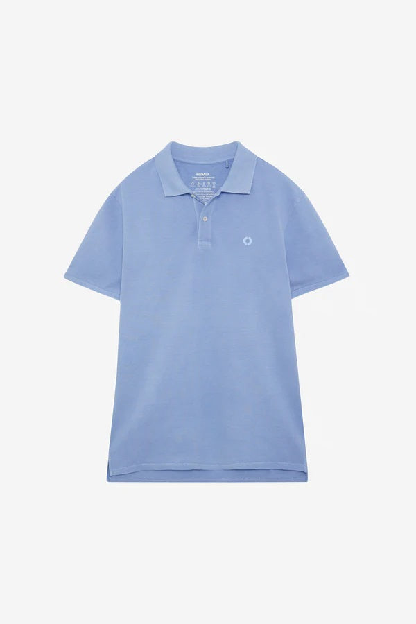 Polo piqué azul