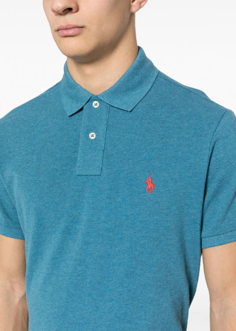 Polo Ralph Lauren azul logo rojo