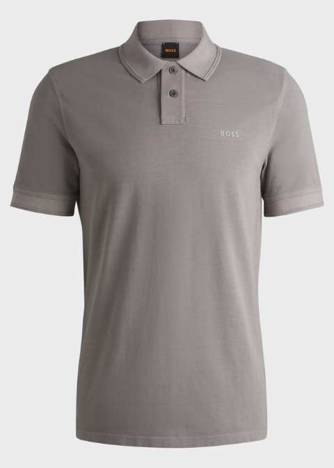 Polo HUGO BOSS gris pique
