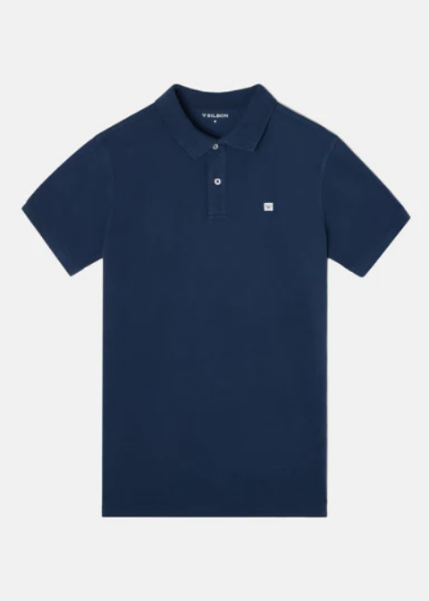 Polo azul marino pique