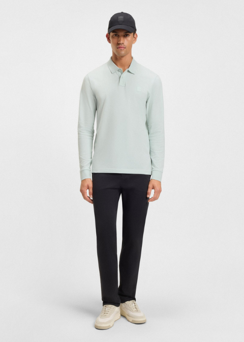 Polo HUGO BOSS blanco pique