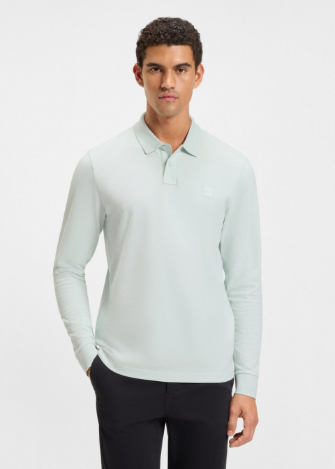 Polo HUGO BOSS blanco pique