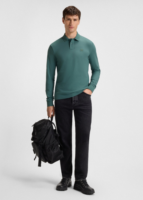 Polo HUGO BOSS azul pique
