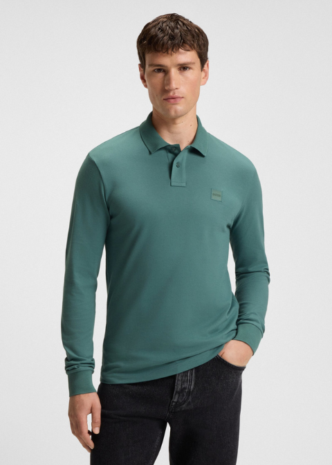 Polo HUGO BOSS azul pique