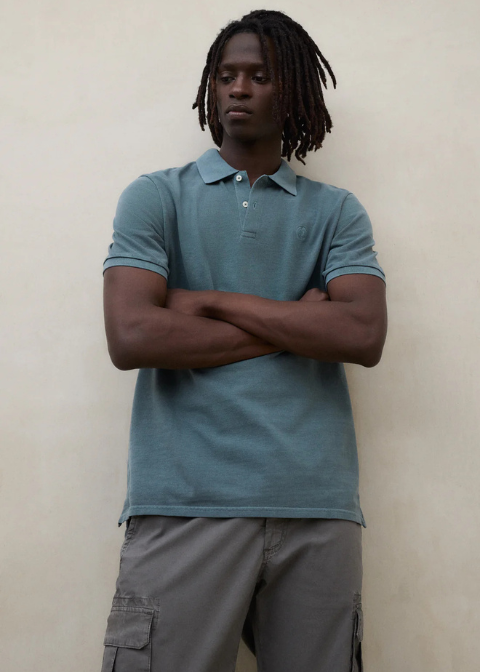 Polo ECOALF verde pique