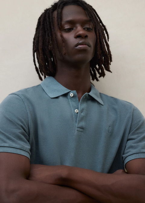 Polo ECOALF verde pique