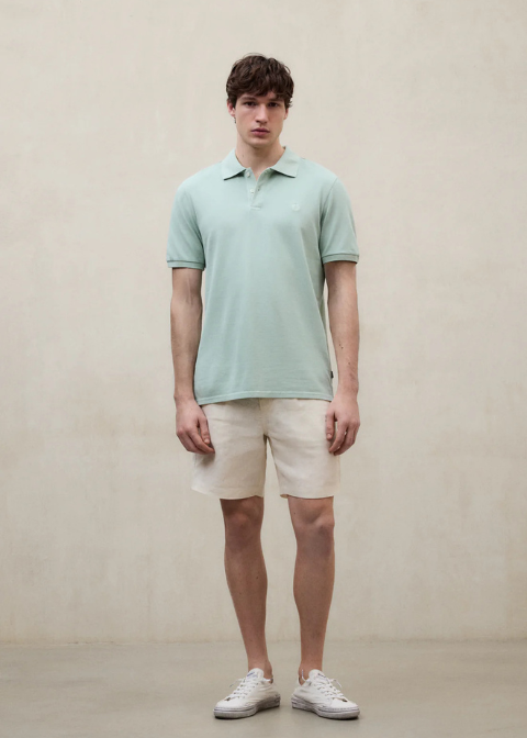 Polo ECOALF verde agua