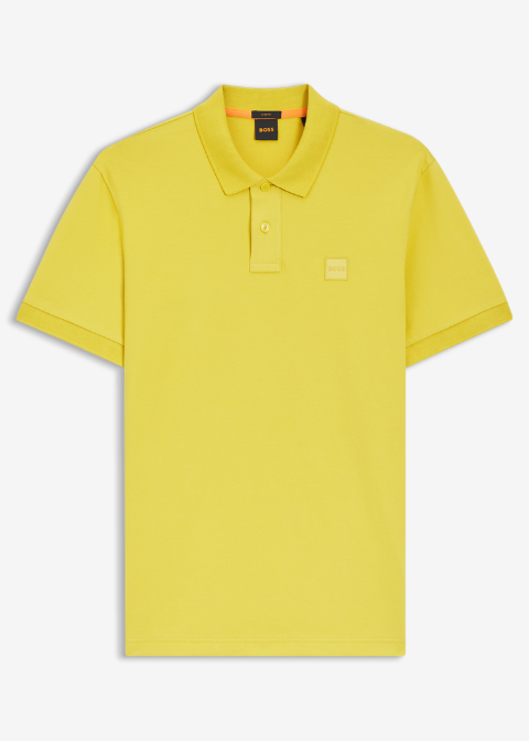 Polo HUGO BOSS amarillo pique