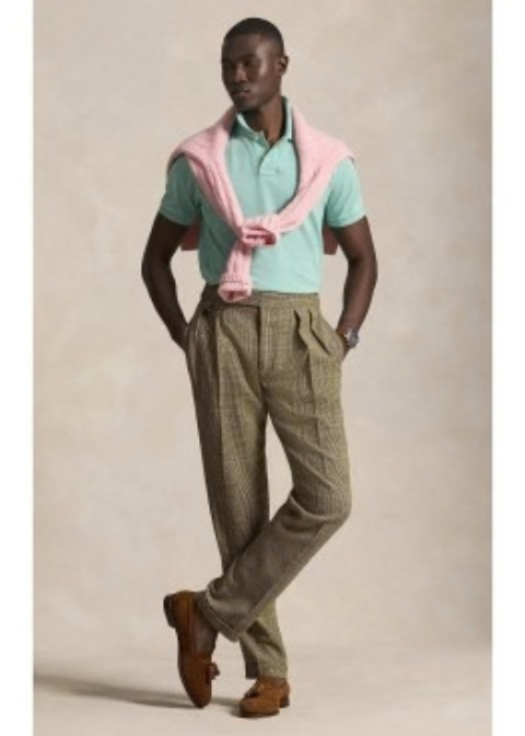 Polo RALPH LAUREN verde agua pique