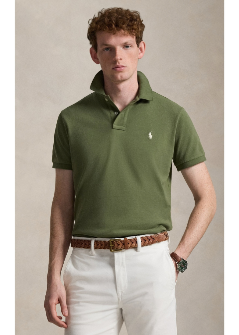 Polo RALPH LAUREN verde musgo pique