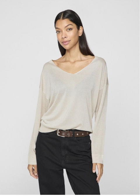 Top VILA beige fino