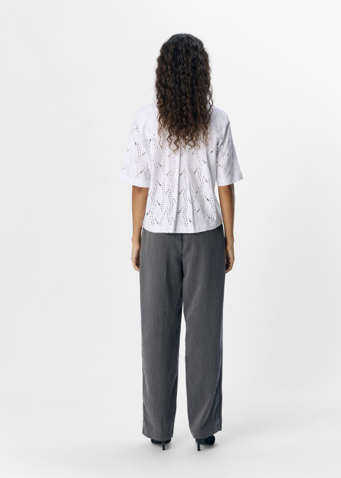 Camiseta OBJECT blanco calado