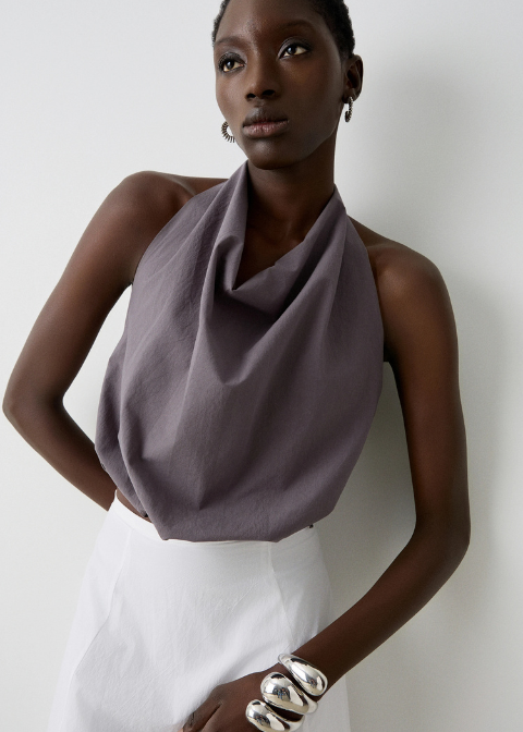 Top BSB gris crop