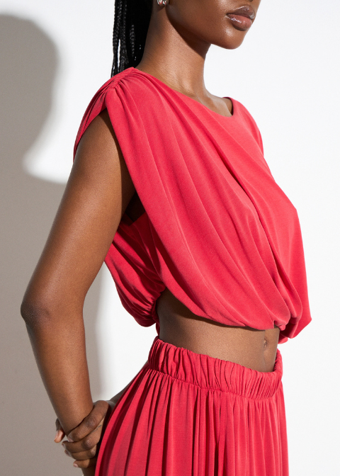 Top BSB rojo cropped