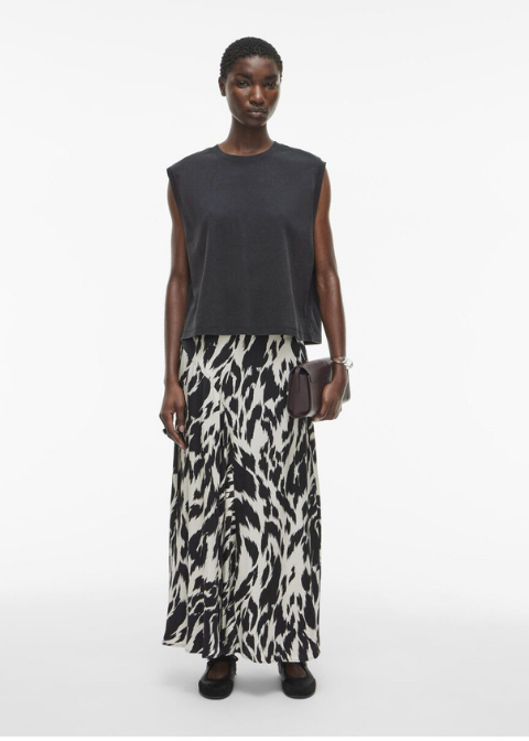 Top ROUGE EDIT negro sisa holgada