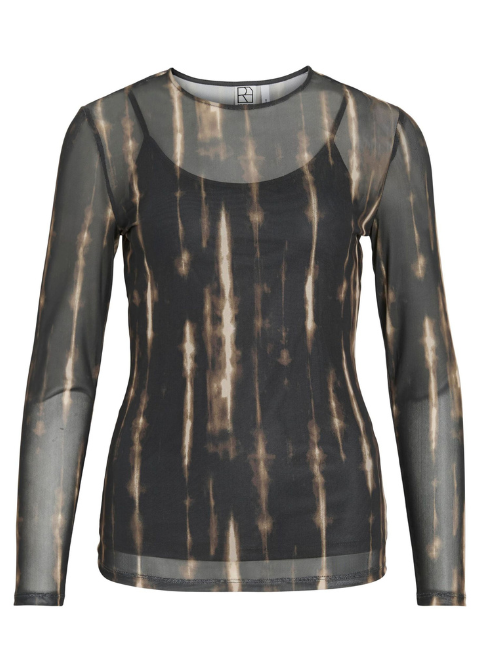 Top ROUGE EDIT negros marrones transparente