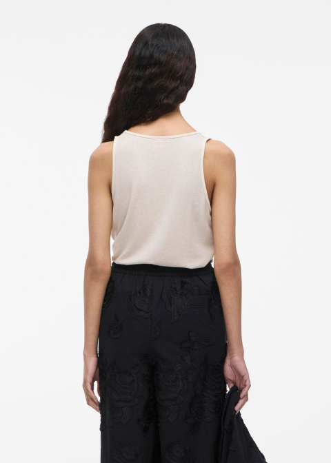 Top ROUGE EDIT beige grisaceo