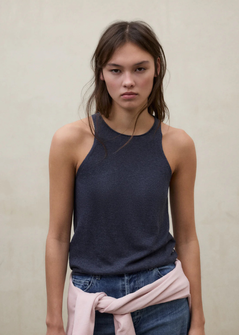 Top ECOALF azul grisaceo