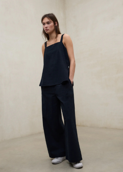 Top ECOALF azul oscuro