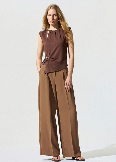 Top BSB marron hombrera