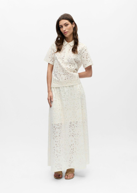 Top OBJECT crudo  polo calado