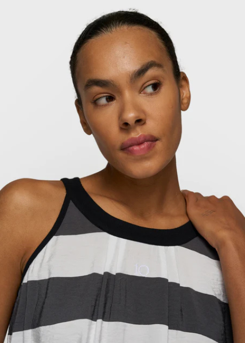 Top 10DAYS blanco rayas negras elastico