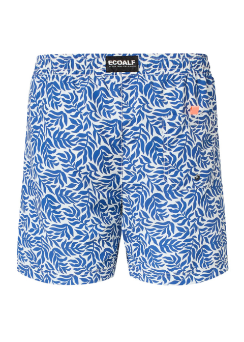 Bañador blanco estampado flores