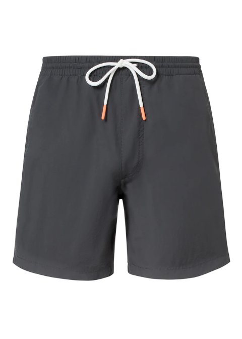 Bañador gris oscuro liso