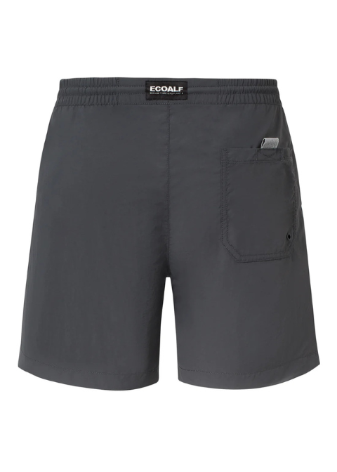 Bañador gris oscuro liso