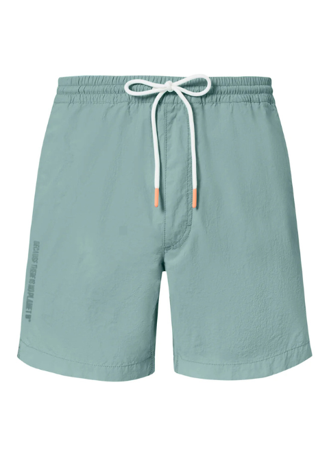 Bañador verde agua liso