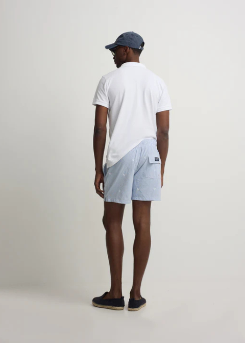 Bañador SILBON blanco rayas