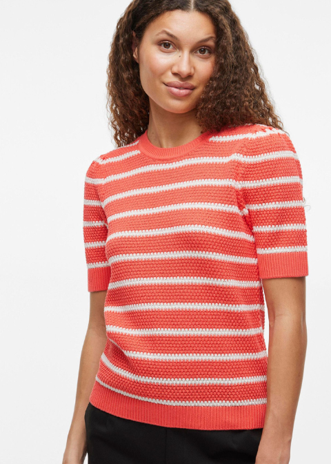 Jersey VILA coral rayas