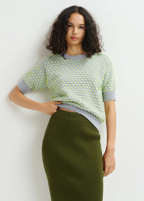 Jersey ESSENTIEL gris garbanzo fluor