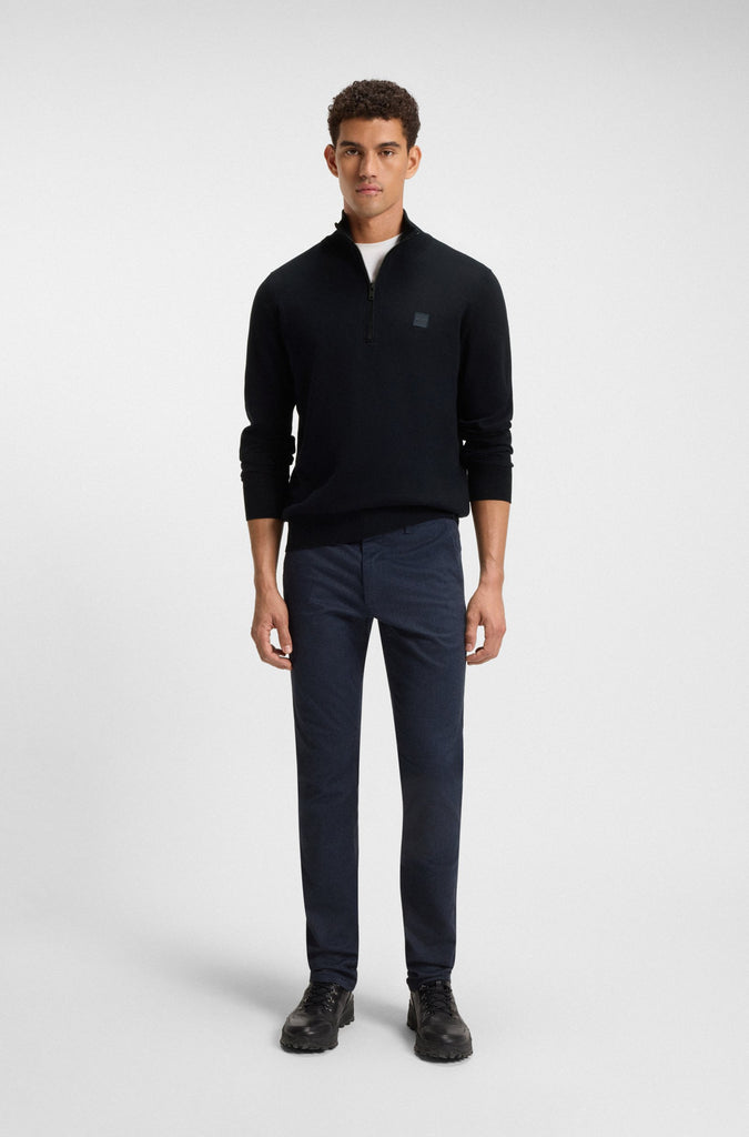 Jersey HUGO BOSS azul marino punto