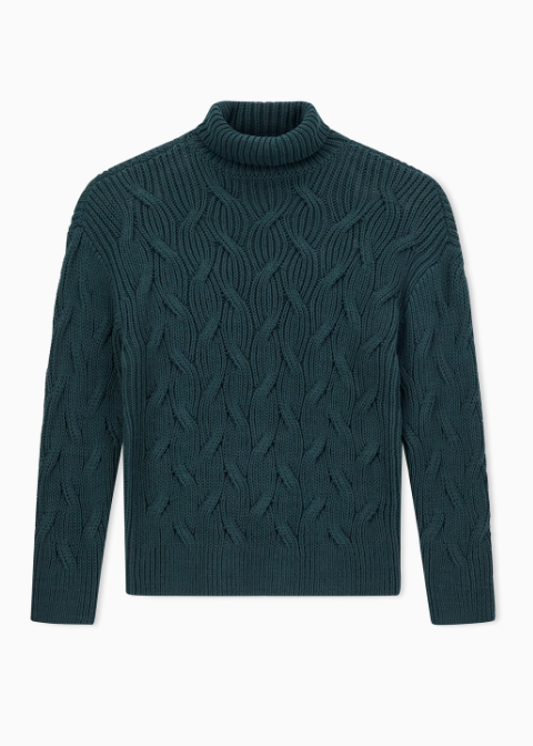 Jersey ARMANI EXCHANGE verde oscuro