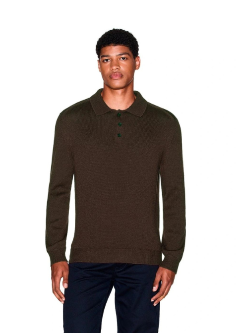 Jersey ARMANI marron chocolate