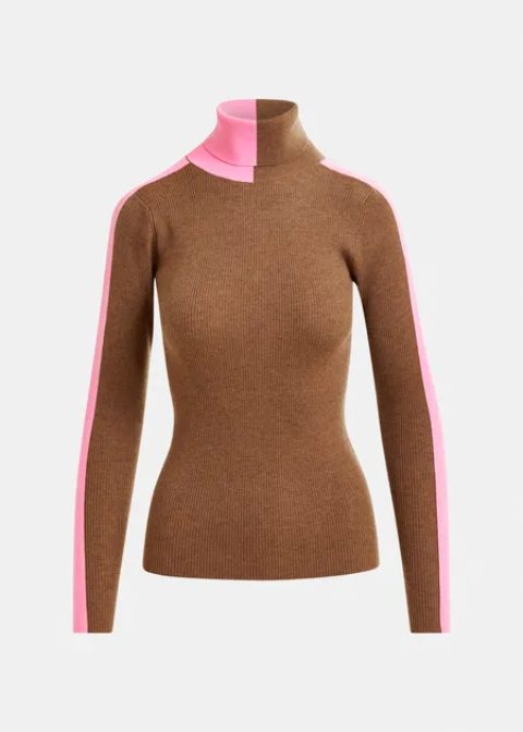 Jersey ESSENTIEL bicolor marrón