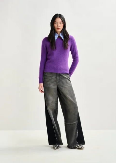 Jersey ESSENTIEL morado angora