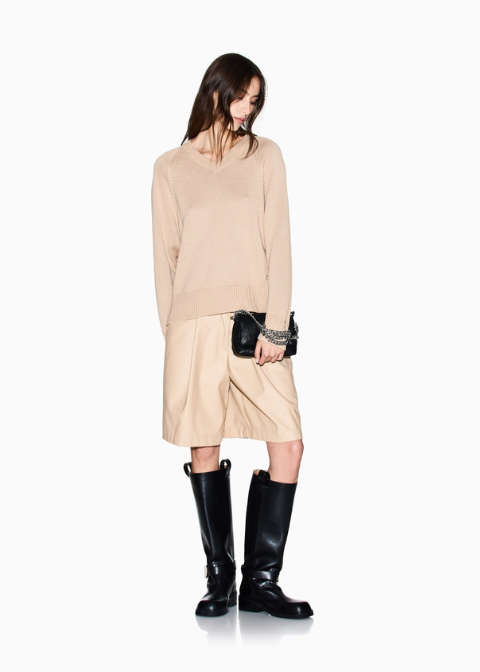 Jersey ARMANI EXCHANGE camel lana