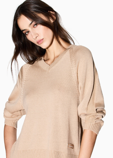Jersey ARMANI EXCHANGE camel lana
