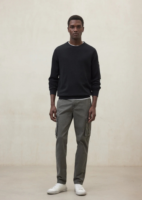 ECLF. Jersey BAYONA negro fino c/redondo C·NEGROT·L