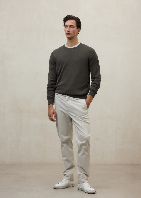 ECLF. Jersey BAYONA gris fino c/redondo C·GR.T·M