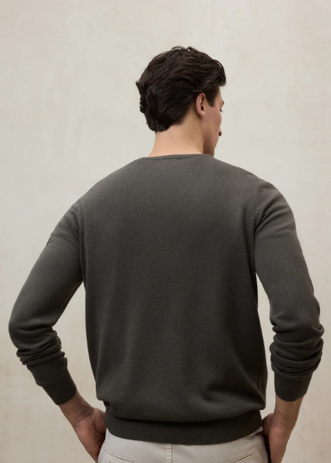ECLF. Jersey BAYONA gris fino c/redondo C·GR.T·M