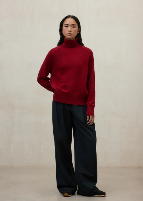 ECLF. Jersey CAQUI rojo oscuro c/alto C·ROJ.T·L