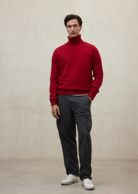 ECLF. Jersey BRUN rojo punto c/alto canale C·ROJ.T·L