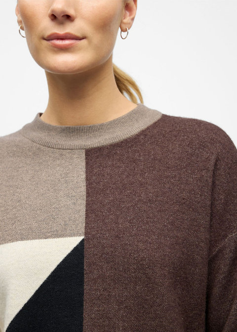 Jersey OBJECT negro tricolor