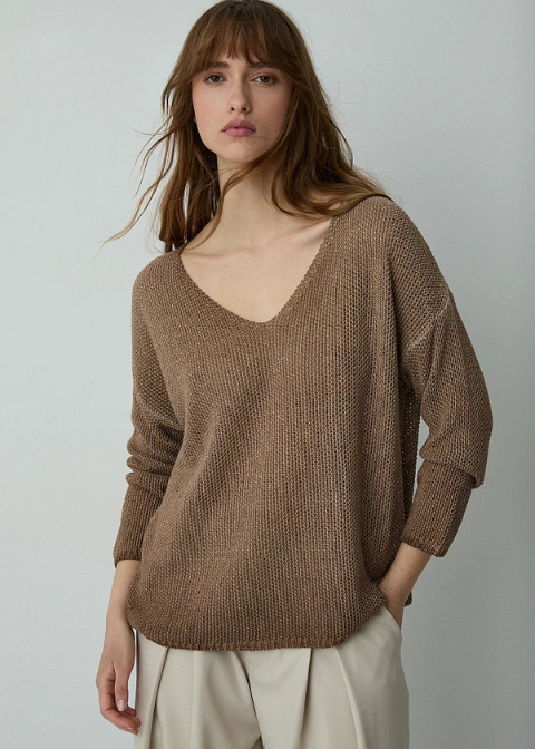 Jersey BSB marrón brilli calado