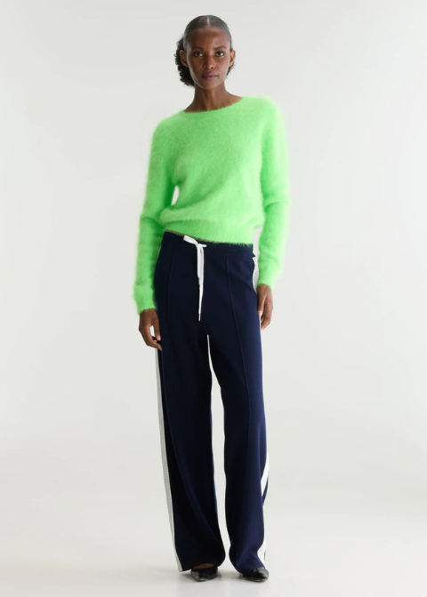 Jersey BELLEROSE verde fluor angora