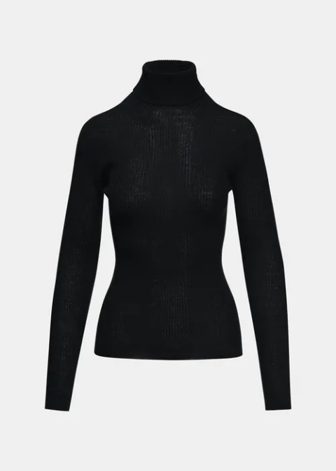 Jersey ESSENTIEL negro canalé