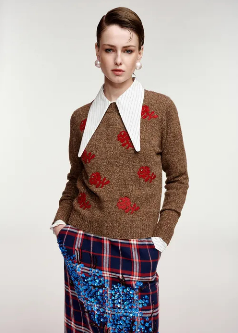 Jersey ESSENTIEL detalle floral